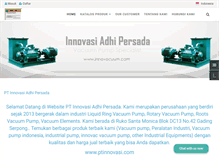 Tablet Screenshot of innovacuum.com